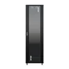 19" Напольный серверный шкаф NTSS ПРЕМИУМ 42U 600x800 мм, передняя дверь стекло, задняя глухая металл, боковые стенки, регулируемые опоры, RAL 9005