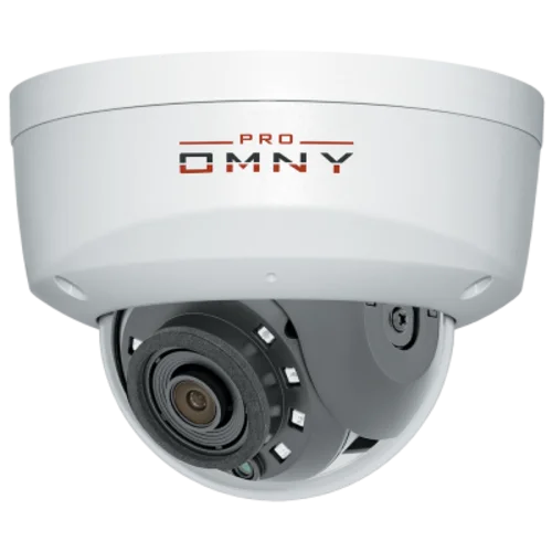 IP камера OMNY A15F 28 антивандальная купольная OMNY PRO серии Альфа, 5Мп c ИК подсветкой, 12В/PoE 802.3af, встр.микр/EasyMic, microSD, 2.8мм