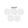Универсальная монтажная коробка для камер OMNY, монтаж на стену, алюминий