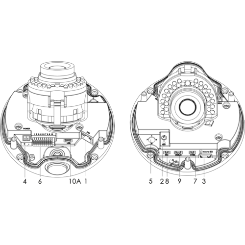 Проектная IP камера OMNY M14E 2812 купольная OMNY PRO серии Мира. 4Мп/25кс, H.265, управл. IR, моториз.объектив 2.8-12мм, PoE/12В, EasyMic