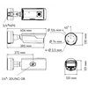 Камера сетевая буллет 8Мп OMNY PRO UB-M8MA-80320-C с объективом 8-32 мм.