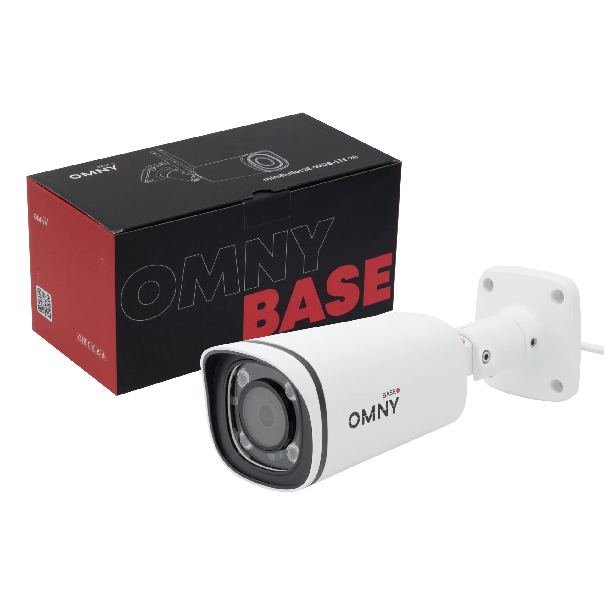 Камера сетевая буллет 2Мп OMNY BASE miniBullet2E-WDS-LTE 28 с поддержкой LTE