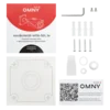 Камера сетевая буллет 5Мп OMNY BASE miniBullet5E-WDS-SDL-C 36 с двойной подсветкой и микрофоном