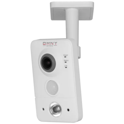 IP камера видеонаблюдения OMNY серия BASE miniCUBE II W: офисная 2 Мп, Wi-Fi, PoE, 12 В, микрофон, динамик, блок питания в комплекте
