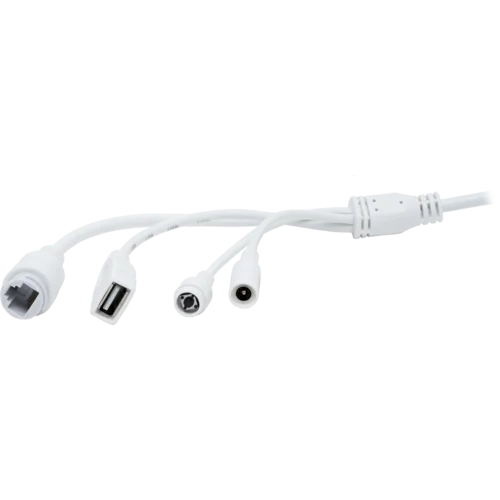 IP камера OMNY BASE miniDome5E-U v2 миникупольная 5Мп (2592x1944) 15к/с, 2.8мм, F1.8, 802.3af A/B, 12±1В DC, ИК до 25м, встр. микр, DWDR, USB2.0