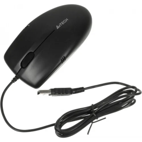 Мышь A4Tech OP-530NU черный оптическая (1000dpi) USB (2but)