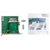 Карта 2-тюнерного приемника DVB-S2 c 2 CI слотами PCIe
