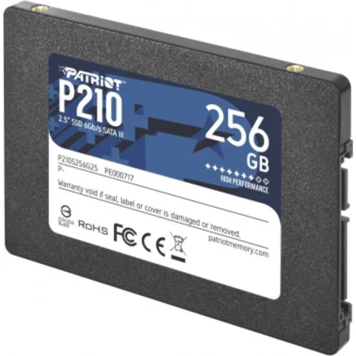 Накопитель SSD Patriot SATA-III 256GB P210S256G25 P210 2.5"