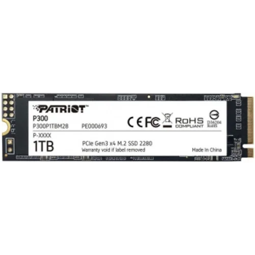 Накопитель SSD Patriot PCIe 3.0 x4 1TB P300P1TBM28 P300 M.2 2280