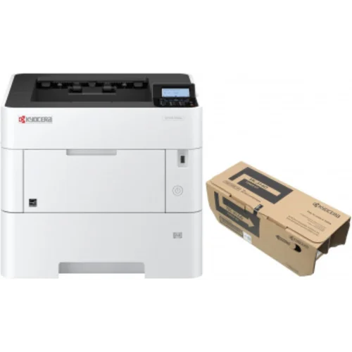 Принтер лазерный Kyocera P3150dn A4 Duplex Net белый (в комплекте: + картридж)
