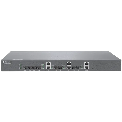 OLT BDCOM 3310 с 4 портами GEPON (SFP), 2 комбо-портами, 2хSFP, 2хRJ-45, 2 БП АC, FEC