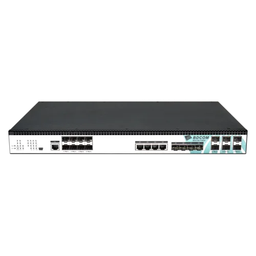OLT BDCOM P3600-08E-2AC с 8 портами GEPON (SFP), 4GE, 4 SFP, 6 SFP+, 2*AC