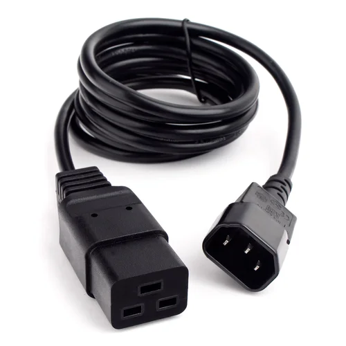 Кабель питания IEC320-C14/IEC320-C19, 220B, 16А, 1.8м