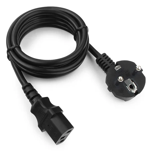 Кабель питания EU-Schuko/IEC320-C13, 220B, 3x1.0 мм2, 16А, 1.8м