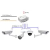 Уличный 6-портовый управляемый коммутатор TFortis PSW-1G4F для подключения 4 камер