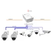 Уличный управляемый PoE коммутатор TFortis PSW-2G6F+ 4FE PoE+ 2FE dual PoE+ 2 GB SFP порта, питание 220В, IP66