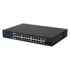 Неуправляемый 24 портовый PoE коммутатор PUS-2C24L-360R с возможностью установки в стойку