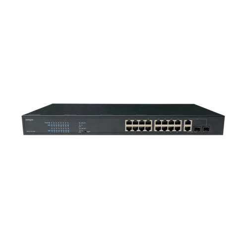 Неуправляемый стоечный 16 портовый PoE коммутатор POWERTONE PUS-CC16L-250R с изоляцией портов