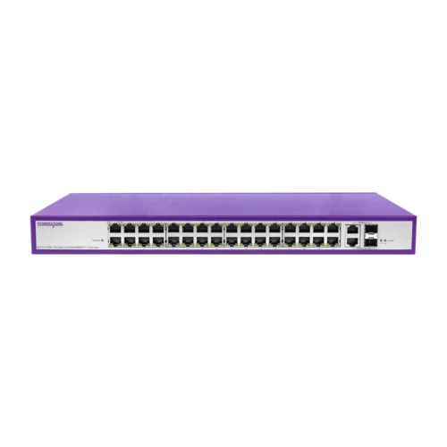 PoE коммутатор стоечный неуправляемый PUS-CC32-450R, 32x10/100BASE-TX 802.3af&at + 2xGb Combo (SFP порт только 1000BASE-X), PoE бюджет 450Вт