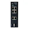 Неуправляемый промышленный 4 портовый PoE коммутатор POWERTONE PUS-TS04G-i