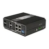 Неуправляемый промышленный 4 портовый PoE коммутатор POWERTONE PUS-TS04GL-BTi c 4 портами до 90Вт