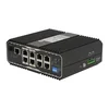 Неуправляемый промышленный 8 портовый PoE коммутатор POWERTONE PUS-TS08GL-BTi c 4 портами до 90Вт