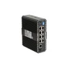 Неуправляемый промышленный 8 портовый PoE коммутатор POWERTONE PUS-TS08GL-i