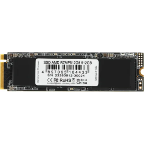 Накопитель SSD AMD PCIe 4.0 x4 512GB R7MP512G8 Radeon M.2 2280