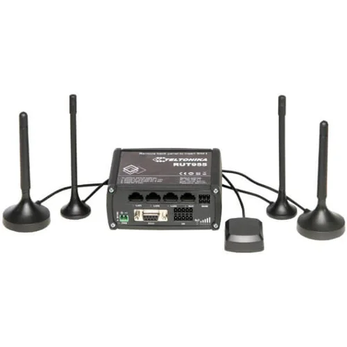 Промышленный Wi-Fi/4G маршрутизатор Teltonika RUT955 (в комплекте GNSS-антенна)