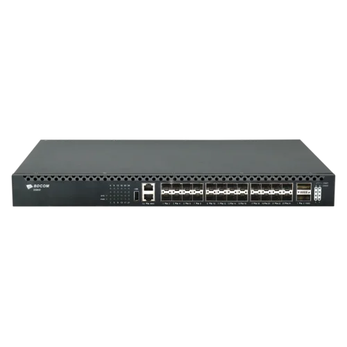 Управляемый коммутатор уровня 3 BDCOM S5800-24X2C, 24x 1/10GE SFP+, 2x 40/100GE QSFP28, Hot Swap БП 1+1, в комплекте 2x PSU AC ~220V AC