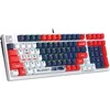 Клавиатура A4Tech Bloody S98 Sports Navy BLMS Plus механическая синий/белый USB for gamer LED (S98 S