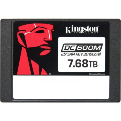 Накопитель SSD Kingston SATA III 7.68TB SEDC600M/7680G DC600M 2.5" 1 DWPD