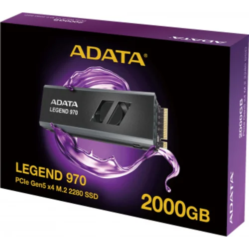 Накопитель SSD A-Data PCIe 5.0 x4 2TB SLEG-970-2000GCI Legend 970 M.2 2280