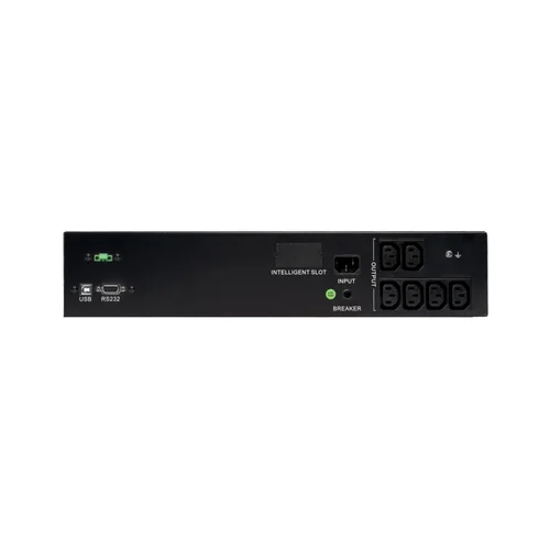 Источник бесперебойного питания Smart-Save SMT Systeme Electric 1000 ВА, монтаж в стойку 2U, 230 В, 6 розеток IEC C13, SmartSlot, AVR, LCD, USB HID