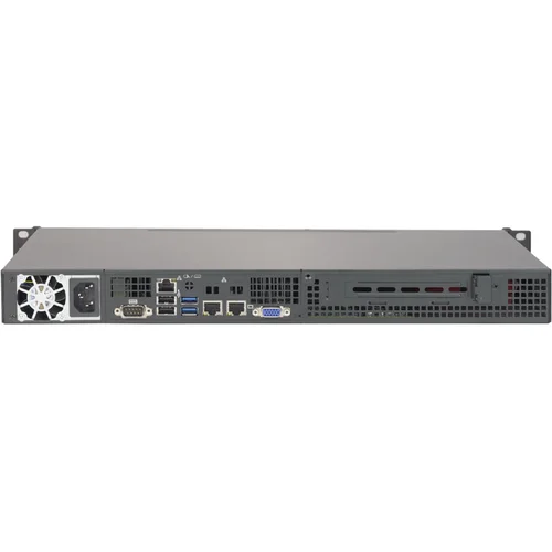 Мини-сервер Supermicro 5019S-L, 1 процессор Intel Xeon 4C E3-1220 V6 3.4GHz, 16GB DRAM