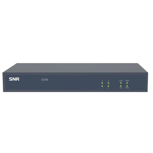 IP-АТС SNR-A200, 4*FXO, 500 SIP абонентов, 30 одновременных вызовов