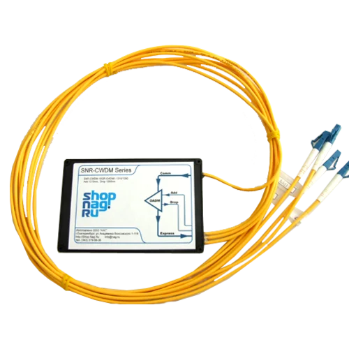 Модуль Add/Drop  SNR-DWDM-OADM1-1552.52/1533.47 для одноволоконных DWDM сетей