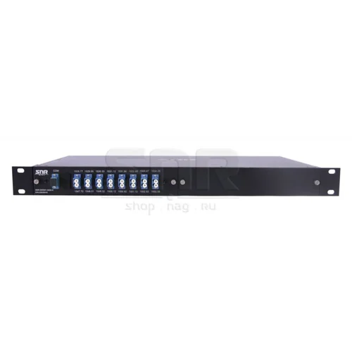Мультиплексор DWDM одноволоконный 8-канальный в 1/2-слоте