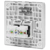 Абонентская розетка SNR, встраиваемая, под модули Keystone, 2 порта