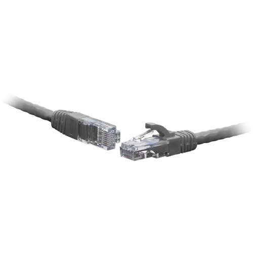 Коммутационный шнур F/UTP 4-х парный cat.5e 0.3м LSZH standart серый
