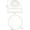 4-х форматная купольная мини камера SNR SNR-HAC-HDW1000MP-0280B 720p, 2.8мм, ИК до 30м, 12В, металл (следы эксплуатации)