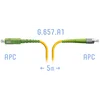 Патчкорд оптический FC/APC-SC/APC SM G.657.A1 5 метров