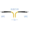 Патчкорд оптический FC/UPC SM G.657.A1 5 метров