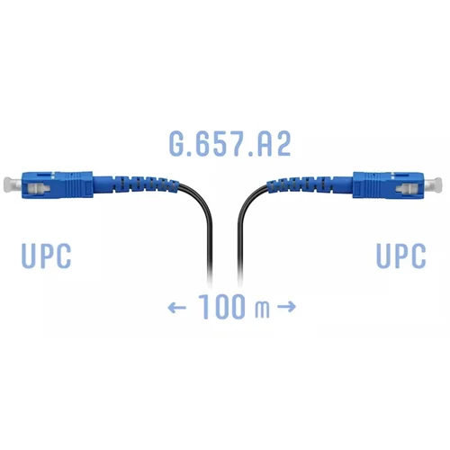 Патчкорд оптический FTTH SC/UPC, кабель 604-05-01, 100 метров