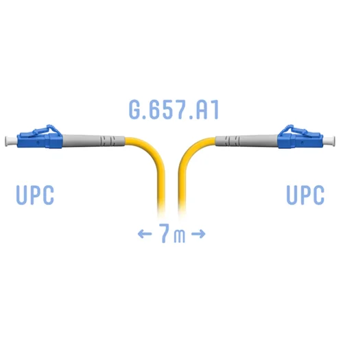 Патчкорд оптический LC/UPC SM G.657.A1 7 метров