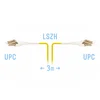 Патчкорд оптический LC/UPC-LC/UPC SM G.657.A1 Duplex Uniboot Flat Clip 3 метрa