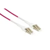 Патчкорд оптический LC/UPC-LC/UPC MM (OM4) Duplex Uniboot Flat Clip 3 метрa