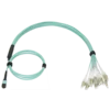 Патчкорд оптический MPO-24LC, DPX, MM 2 метра