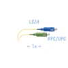 Шнур монтажный оптический SC/APC-SC/UPC 1m