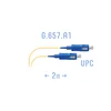 Шнур монтажный оптический SC/UPC SM G.657.A1 2 метра